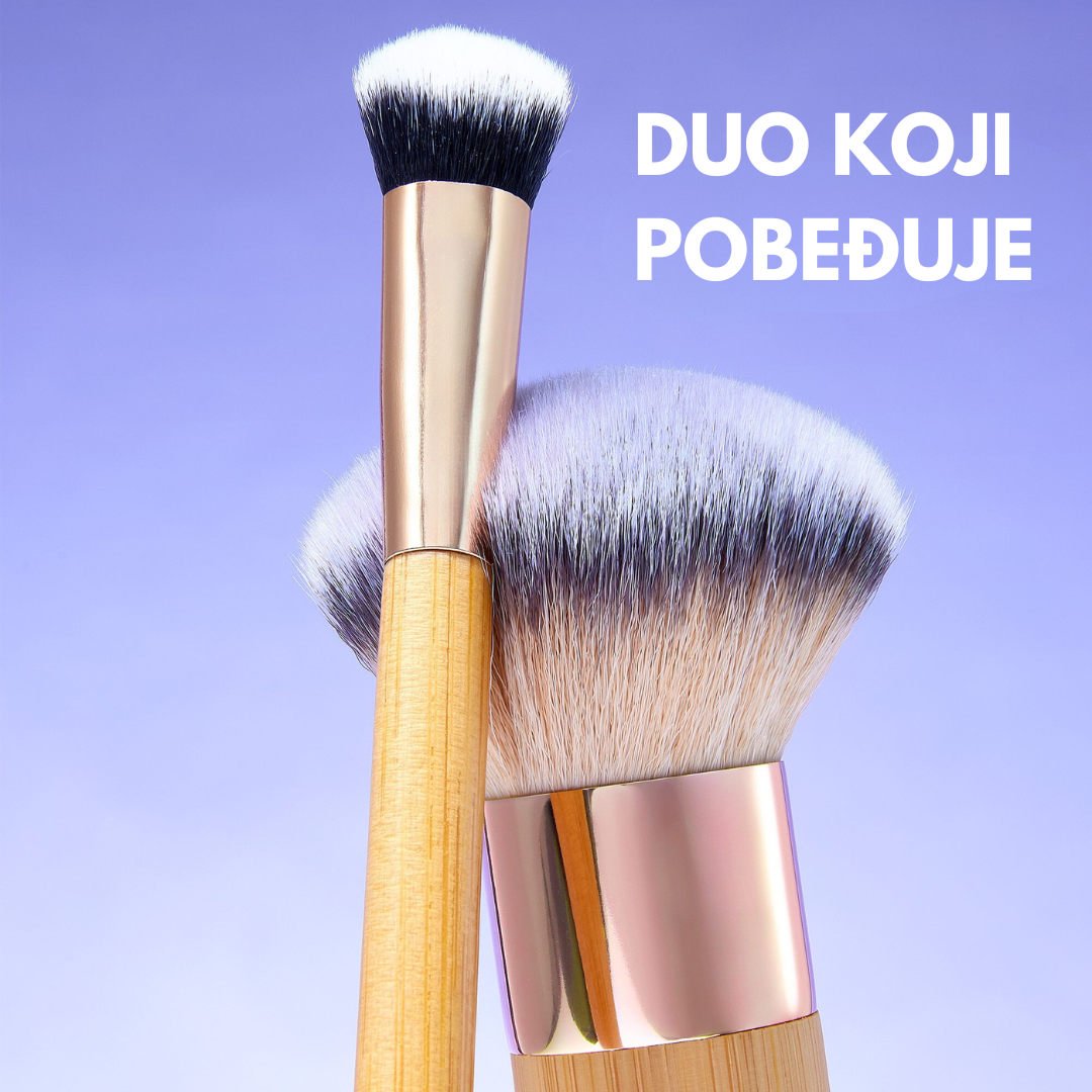 AirGlow™ Četkica za Puder – Profesionalni Završni Dodir Kod Kuće