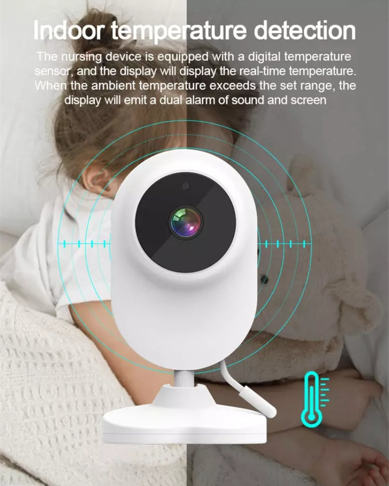 Pametni WiFi Monitor za Bebe s LCD Ekranom - Sigurnost i Mir na Dohvat Ruke