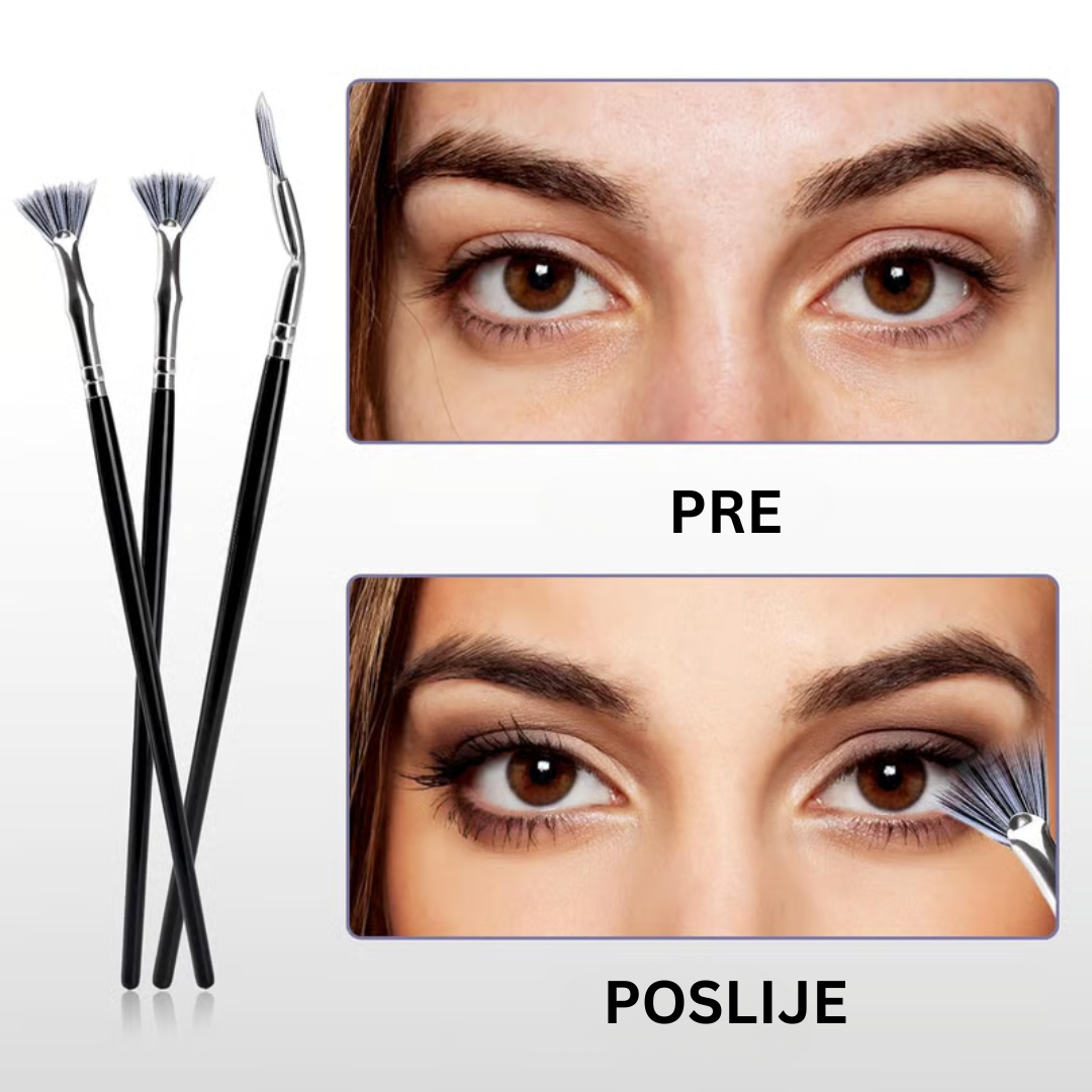 LashLift™ Ugaone Četkice – Savršene Trepavice za Sekundu - Set od 3