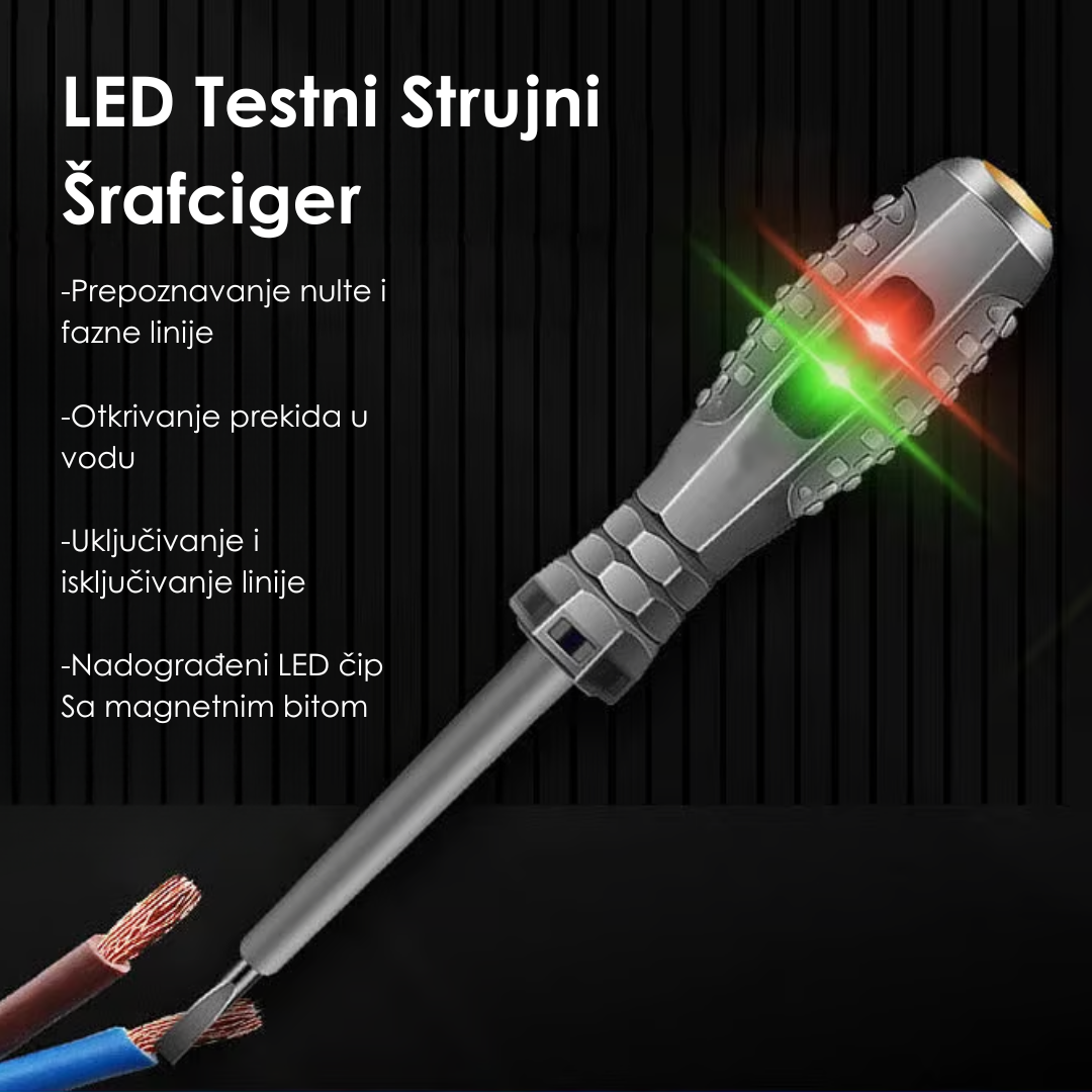 2 u 1 Magnetni Ispitivač Napona i Detektor Prekida