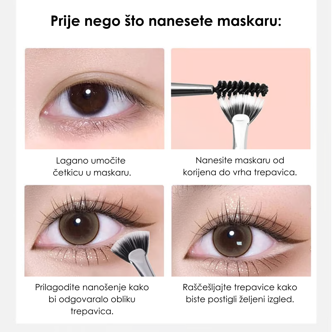 LashLift™ Ugaone Četkice – Savršene Trepavice za Sekundu - Set od 3