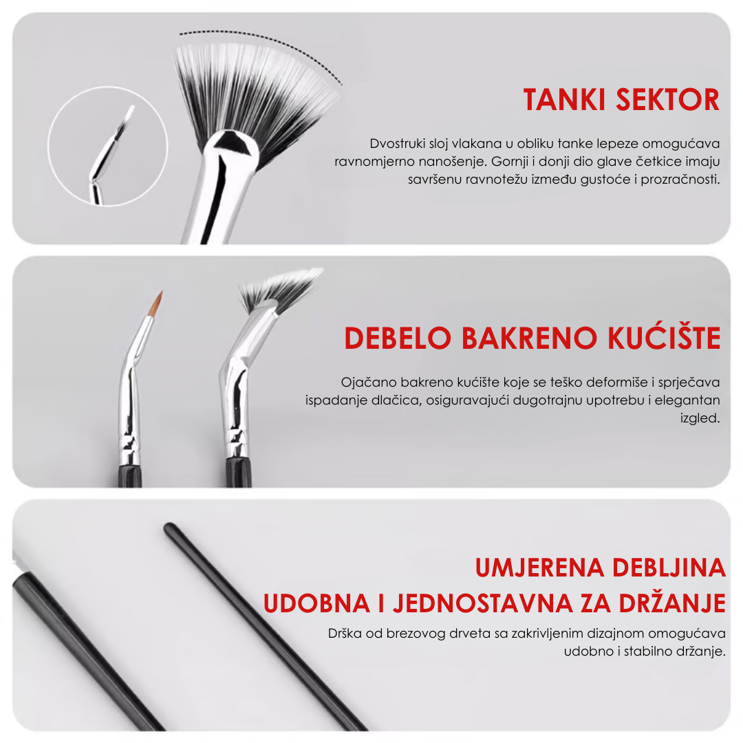 LashLift™ Ugaone Četkice – Savršene Trepavice za Sekundu - Set od 3
